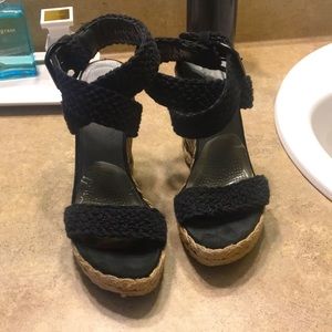 Stuart Weitzman espadrilles wedges.
